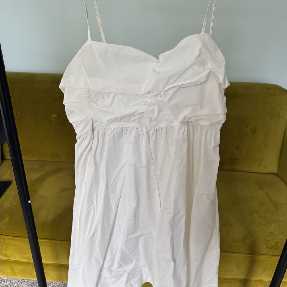 a new day Cream Strapless Dress